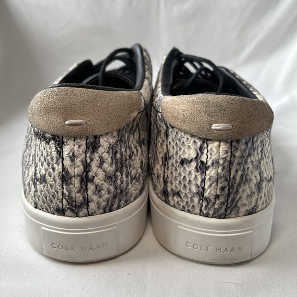 Cole Haan 9 B W15430 Grandpro Spectator 2.0 Sneakers Gray Black White Snake EUC - Picture 7 of 14